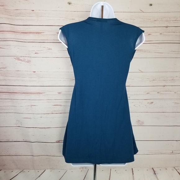 E.N.V Women's S Gathered Waist with Metallic Belt - Picture 4 of 6